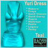 [R39] Yuri Dress-Teal