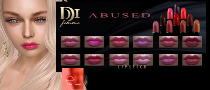 .. DI Femme .. ABUSED -  Lipstick LELUTKA
