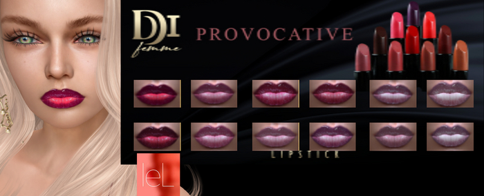 .. DI Femme ..PROVOCATIVE - Lipstick LELUTKA