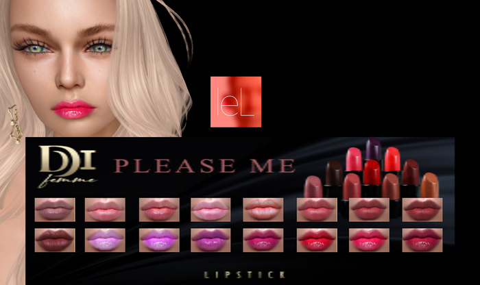 .. DI Femme .. PLEASE ME - Lipstick LELUTKA