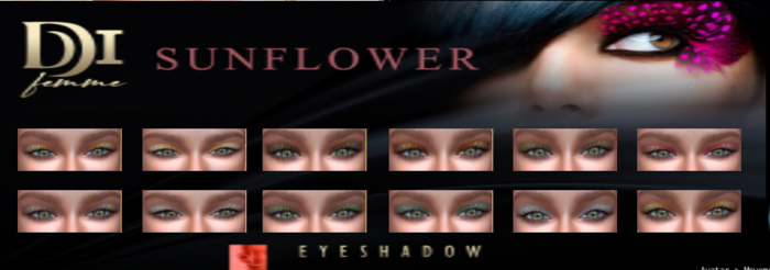 .. DI Femme .. SUNFLOWER - Eyeshadow LELUTKA