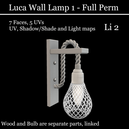 Luca Wall Lamp1 - Full Perm (add)