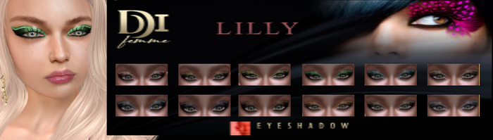 .. DI Femme .. LILLY - EYESHADOW LELUTKA