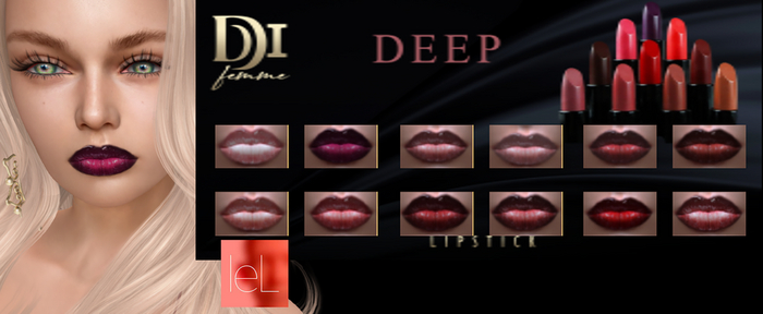 .. DI Femme .. DEEP - Lipstick LELUTKA