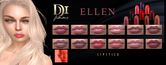 .. DI Femme .. ELLEN - Lipstick LELUTKA