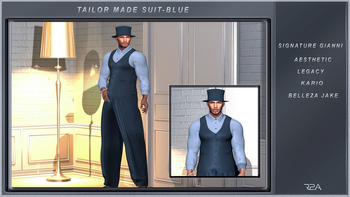 R2A-TAILOR MADE SUIT BLUE