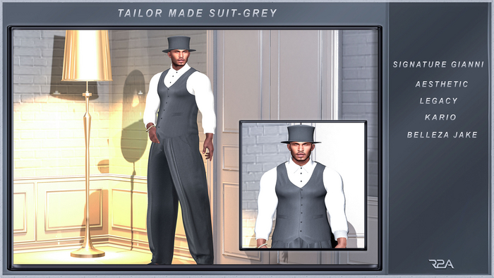 R2A-TAILOR MADE SUIT GREY