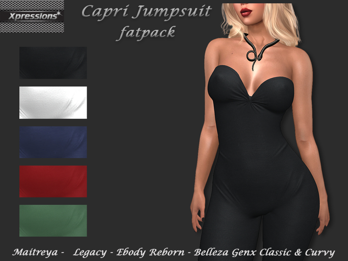 [Xprs] - Capri Jumpsuit FATPACK