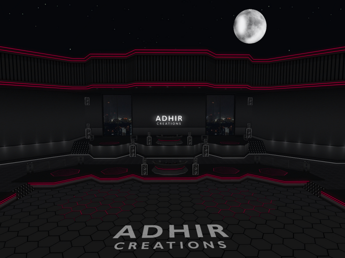 A64 -[Red Tintable whit Hud]- Disco Dance Club A64X64 -[ADHIR]- BOX