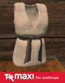 TK Maxi : Vest sleeveless belted (Maitreya) wool
