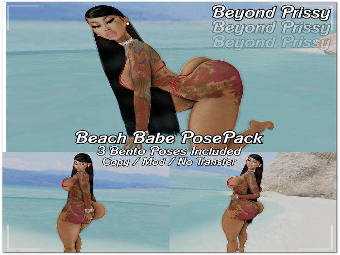 //BP Beach Babe PosePack - Add To Unpack