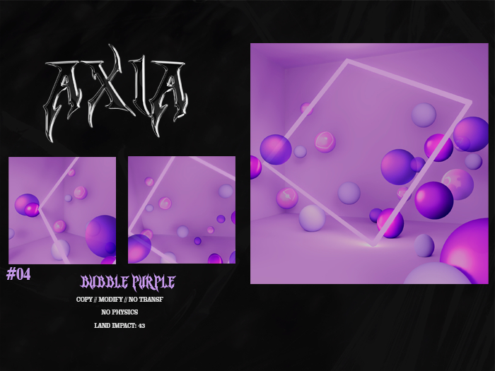 Axia - Bubbles Purple