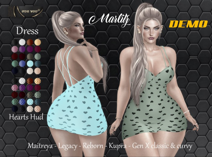 ::F:: MARLITZ DRESS HEARTS DEMO (ADD)