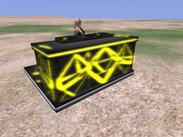 Trigon DJ booth with and without soundsytem 