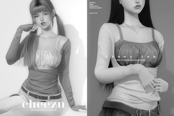 cheezu. zoey top : demo