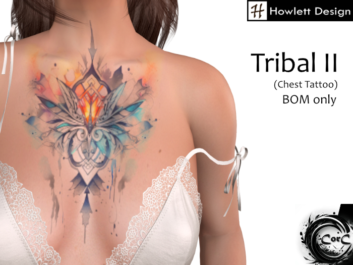 [HDesign] Tribal II (Chest Tattoo)
