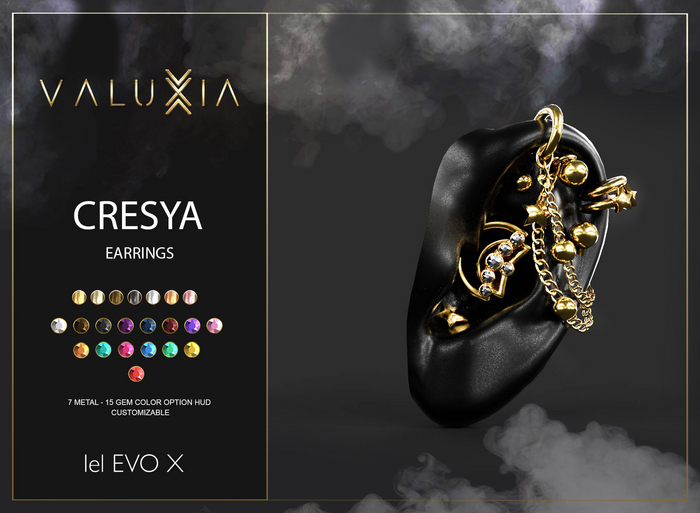 VALUXIA - Cresya Earrings (LEL EVOX F)