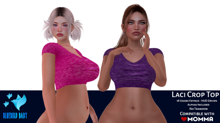 {bb} Laci Crop Top - Fatpack {ADD}