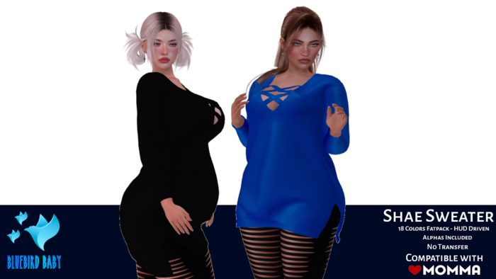 {bb} Shae Sweater - Fatpack {ADD}