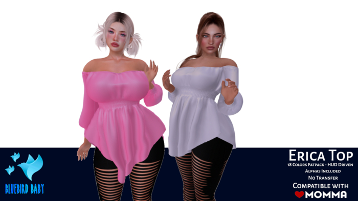 {bb} Erica Top Fatpack {ADD}