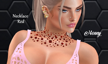 ::F:: HONEY NECKLACE RED (ADD)