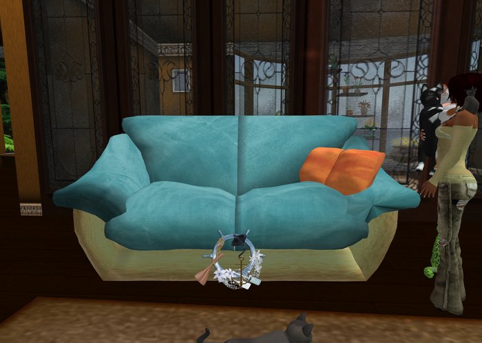 Seaside Couch w/Animations w/Texture Changer Boxed