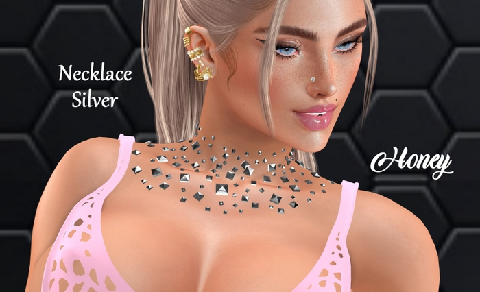 ::F:: HONEY NECKLACE SILVER (ADD)