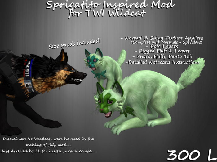 Sprigatito Inspired Mod for TWI Wildcat