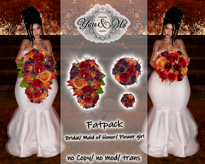 {Y&M Designs} Fatpack Autumn Wedding Bouquets Add