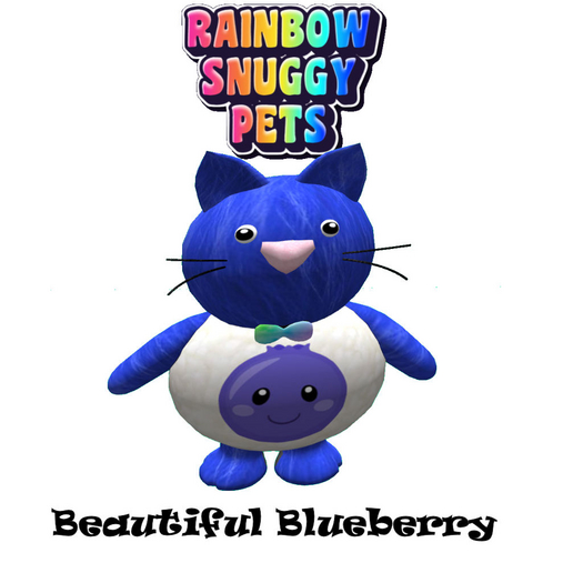 Rainbow Snuggy Pets Beautiful Blueberry