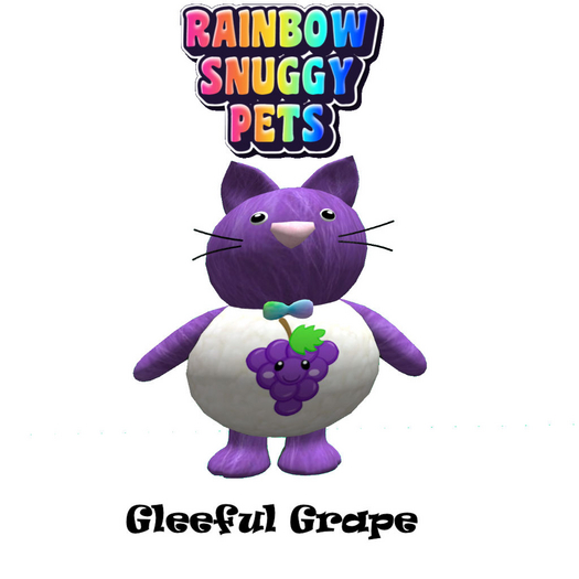 Rainbow Snuggy Pets Gleeful Grape