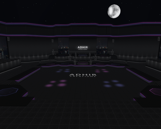 A64 -[Pink & Blue Neon Tintable]- Disco Dance Club A64X64 -[ADHIR]- BOX