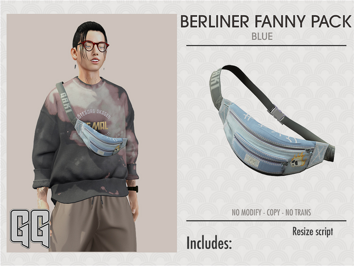 [GG] Berliner Fanny Pack - BLUE 
