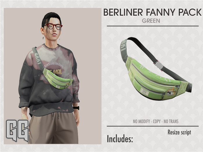 [GG] Berliner Fanny Pack - GREEN