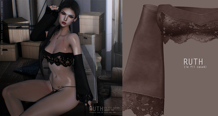 {le fil cassé} Ruth Top Cocoa