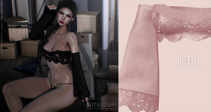 {le fil cassé} Ruth Top Dusty Rose