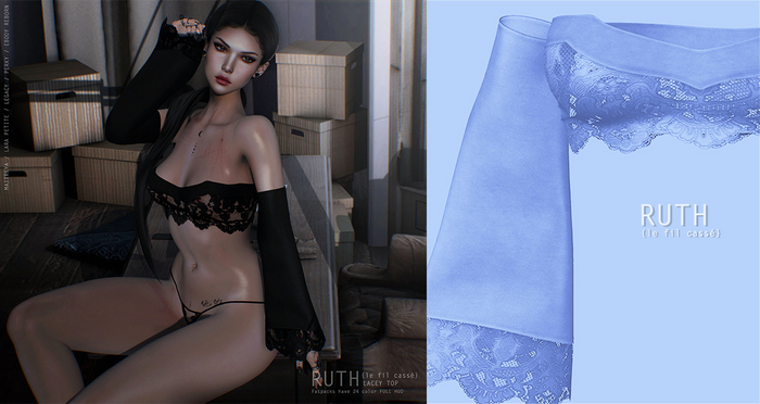 {le fil cassé} Ruth Top Ice