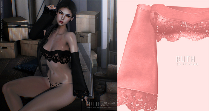 {le fil cassé} Ruth Top Peach
