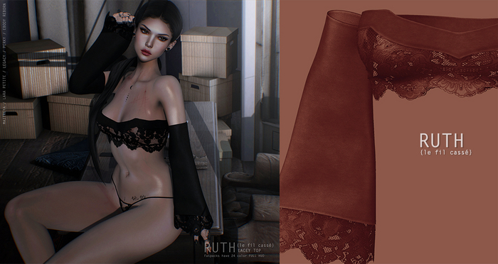 {le fil cassé} Ruth Top Spice
