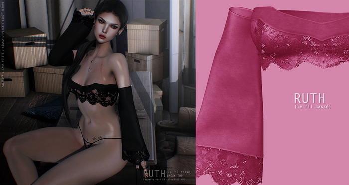 {le fil cassé} Ruth Top Strawberry