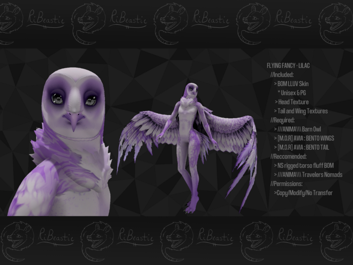 [RiBeastie] Flying Fancy - Lilac