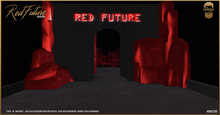 Red Future Backdrop - The Bearded Guy