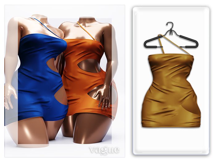 Vague. Chontei Dress - Gold -