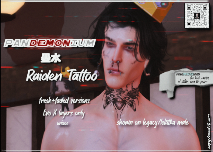 panDEMONium ink - Raiden Tattoo