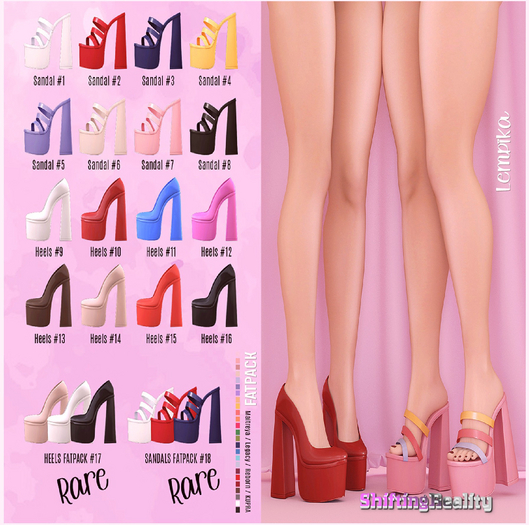 18. Sandals FATPACK RARE