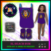 *LVD* SL Beach Bum Swiming Suit - Youth