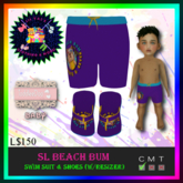 *LVD* SL Beach Bum Swiming Trunks - TD