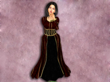 DEMO-Abigail dress red&black box
