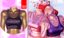 #MEWSERY BBcrop top {#16 Leather.Amethyst}