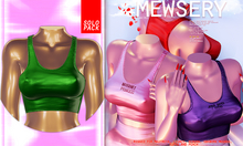 #MEWSERY BBcrop top {#9 Silk.Emerald}